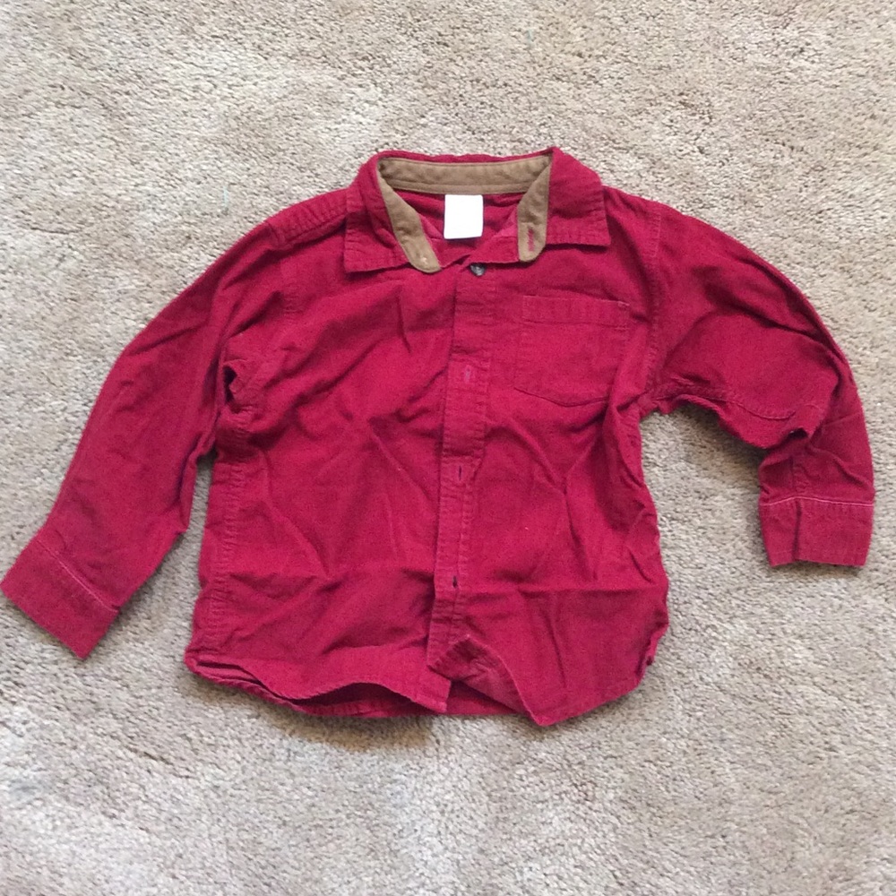 GUC Gymboree 3T corduroy button down shirt